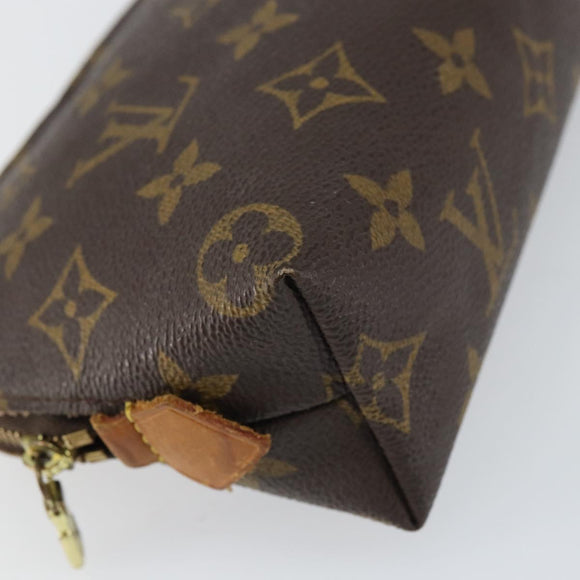 LOUIS VUITTON Monogram Pochette Cosmetic PM Pouch M43998 LV Auth BA8500