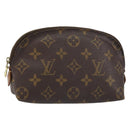 LOUIS VUITTON Monogram Pochette Cosmetic PM Pouch M43998 LV Auth BA8501-1
