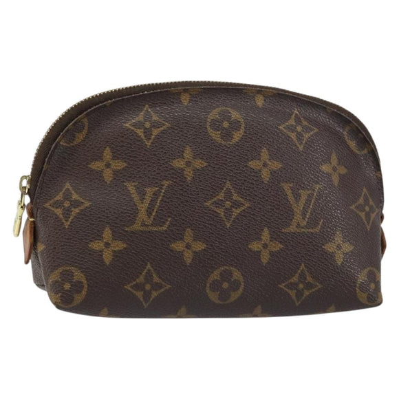 LOUIS VUITTON Monogram Pochette Cosmetic PM Pouch M43998 LV Auth BA8501