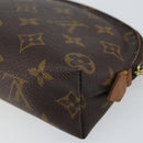 LOUIS VUITTON Monogram Pochette Cosmetic PM Pouch M43998 LV Auth BA8501-15