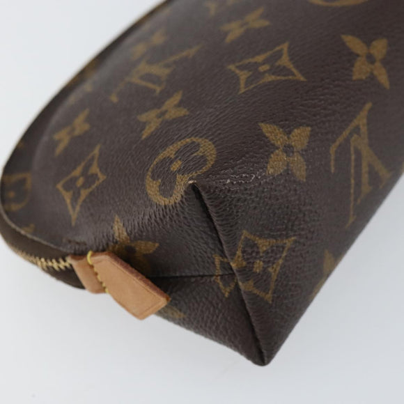 LOUIS VUITTON Monogram Pochette Cosmetic PM Pouch M43998 LV Auth BA8501