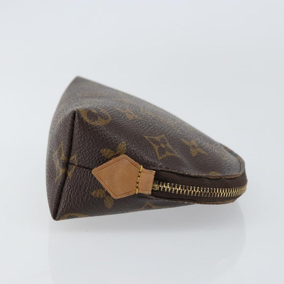 LOUIS VUITTON Monogram Pochette Cosmetic PM Pouch M43998 LV Auth BA8501