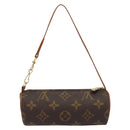 LOUIS VUITTON Monogram Papillon Pouch LV Auth BA8504-2