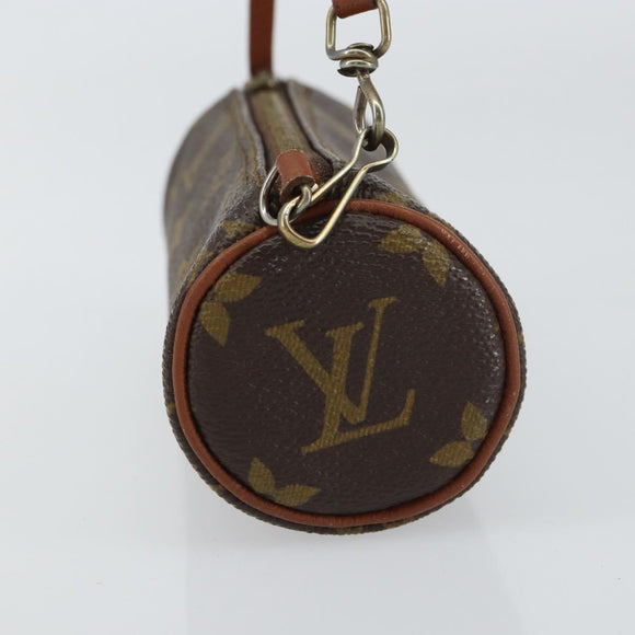LOUIS VUITTON Monogram Papillon Pouch LV Auth BA8505