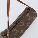 LOUIS VUITTON Monogram Papillon Pouch LV Auth BA8505-6