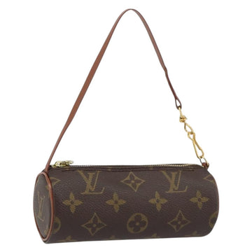 LOUIS VUITTON Monogram Papillon Pouch LV Auth BA8506