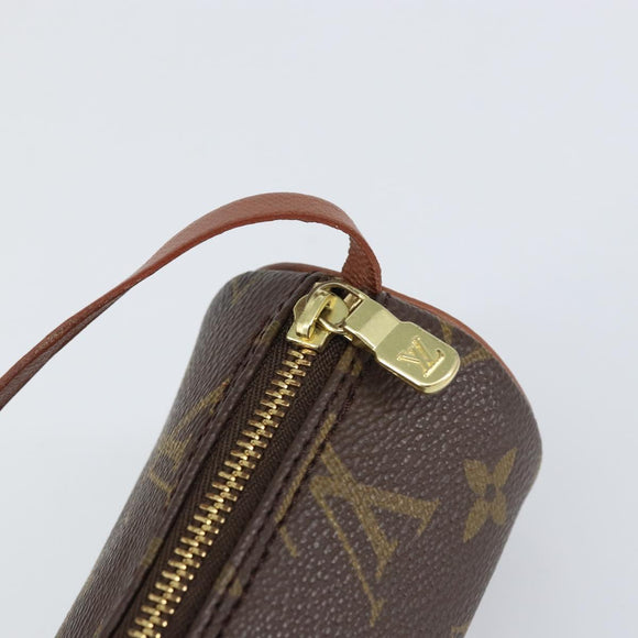 LOUIS VUITTON Monogram Papillon Pouch LV Auth BA8506