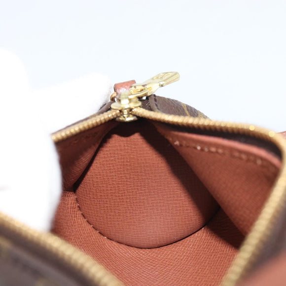 LOUIS VUITTON Monogram Papillon Pouch LV Auth BA8506