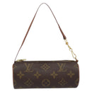 LOUIS VUITTON Monogram Papillon Pouch LV Auth BA8506-13