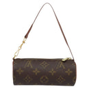 LOUIS VUITTON Monogram Papillon Pouch LV Auth BA8506-2