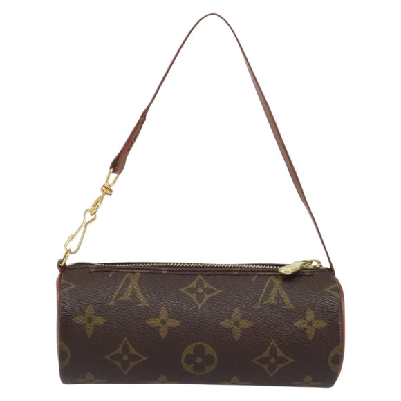 LOUIS VUITTON Monogram Papillon Pouch LV Auth BA8506