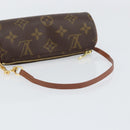 LOUIS VUITTON Monogram Papillon Pouch LV Auth BA8506-7