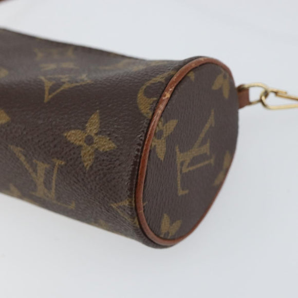 LOUIS VUITTON Monogram Papillon Pouch LV Auth BA8507