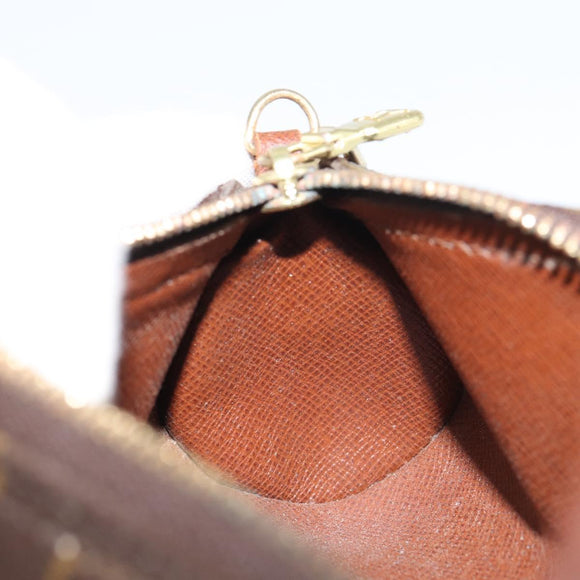 LOUIS VUITTON Monogram Papillon Pouch LV Auth BA8507