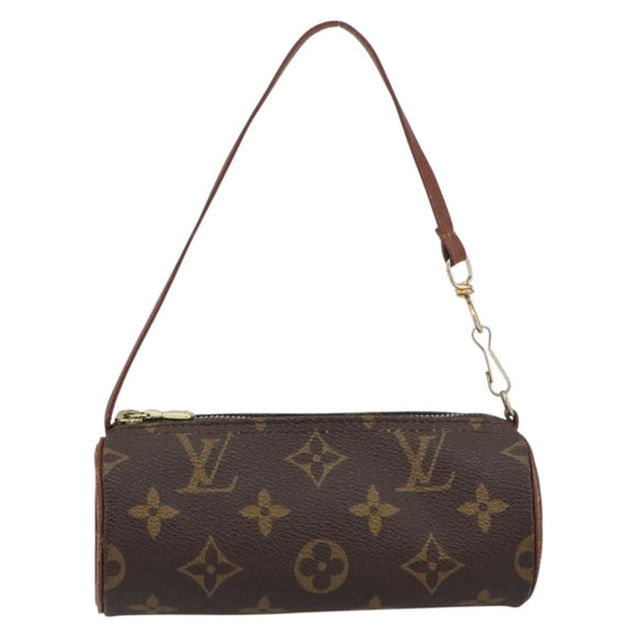 LOUIS VUITTON Monogram Papillon Pouch LV Auth BA8507