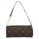 LOUIS VUITTON Monogram Papillon Pouch LV Auth BA8507-2