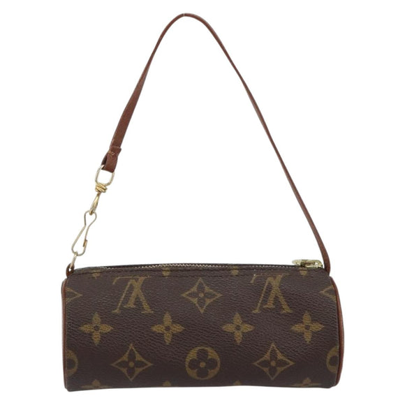 LOUIS VUITTON Monogram Papillon Pouch LV Auth BA8507
