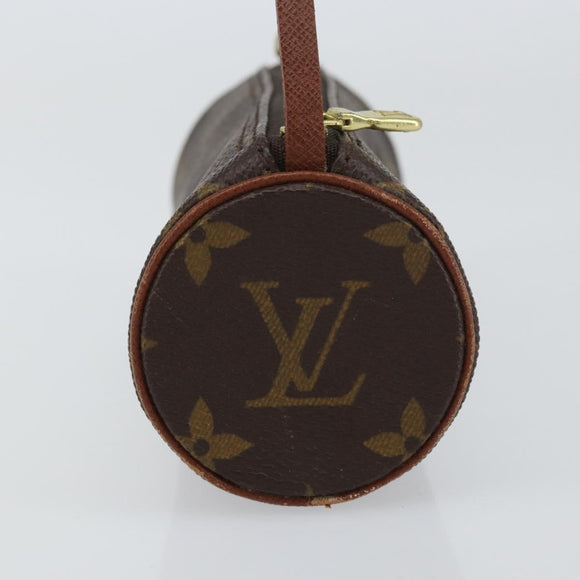 LOUIS VUITTON Monogram Papillon Pouch LV Auth BA8507