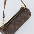 LOUIS VUITTON Monogram Papillon Pouch LV Auth BA8507-6