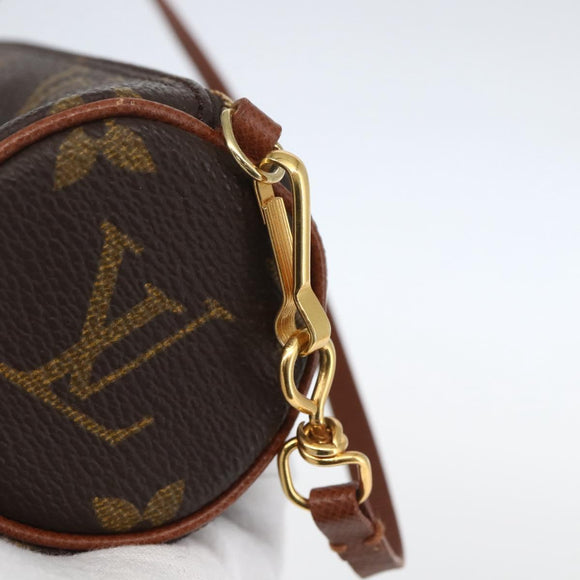 LOUIS VUITTON Monogram Papillon Pouch LV Auth BA8508