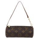 LOUIS VUITTON Monogram Papillon Pouch LV Auth BA8508-2