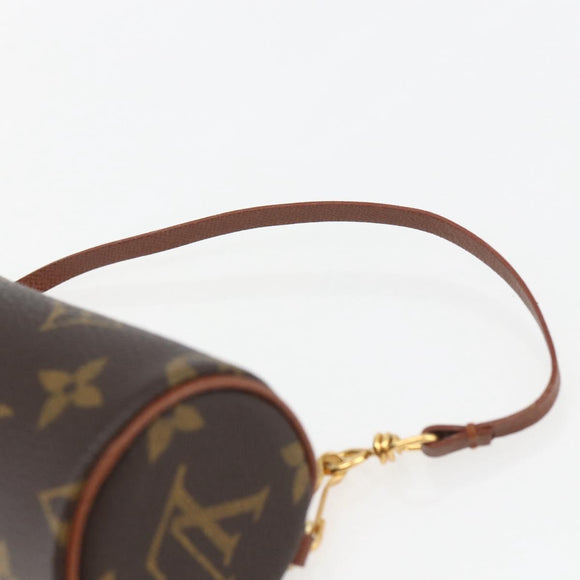 LOUIS VUITTON Monogram Papillon Pouch LV Auth BA8508