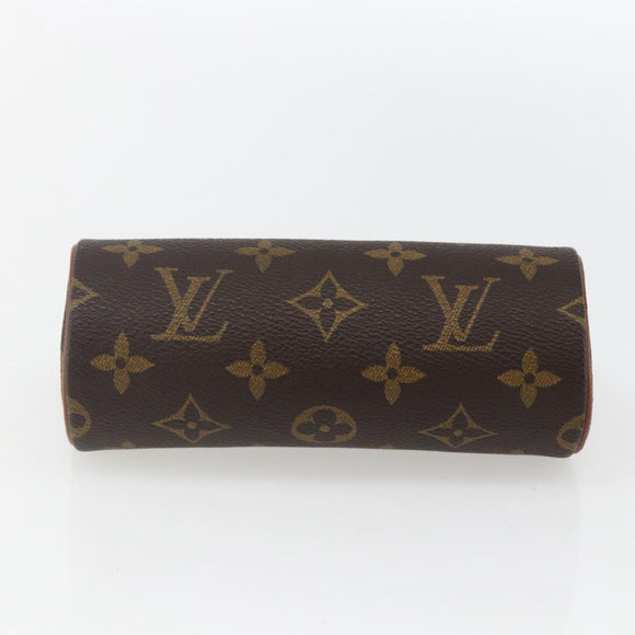 LOUIS VUITTON Monogram Papillon Pouch LV Auth BA8508