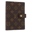LOUIS VUITTON Monogram Agenda PM Day Planner Cover R20005 LV Auth BA8511-1