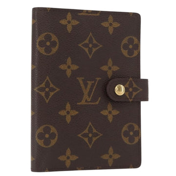 LOUIS VUITTON Monogram Agenda PM Day Planner Cover R20005 LV Auth BA8511