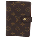 LOUIS VUITTON Monogram Agenda PM Day Planner Cover R20005 LV Auth BA8511-13