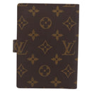 LOUIS VUITTON Monogram Agenda PM Day Planner Cover R20005 LV Auth BA8511-2
