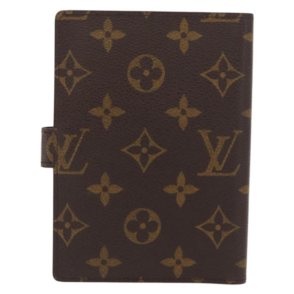 LOUIS VUITTON Monogram Agenda PM Day Planner Cover R20005 LV Auth BA8511