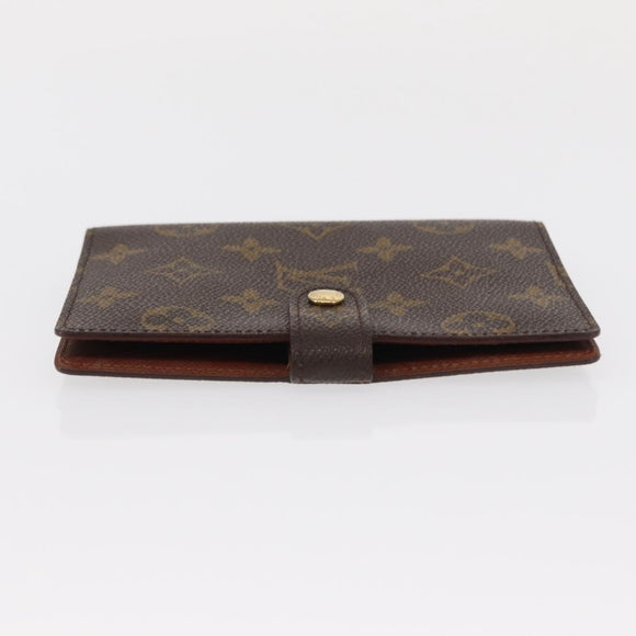 LOUIS VUITTON Monogram Agenda PM Day Planner Cover R20005 LV Auth BA8511