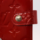 LOUIS VUITTON Monogram Vernis Agenda PM Day Planner Cover Red R21016 Auth BA8518-18