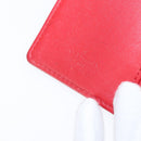 LOUIS VUITTON Monogram Vernis Agenda PM Day Planner Cover Red R21016 Auth BA8518-19