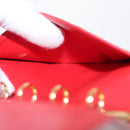 LOUIS VUITTON Monogram Vernis Agenda PM Day Planner Cover Red R21016 Auth BA8518-22