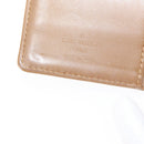 LOUIS VUITTON Monogram Mat Agenda PM Day Planner Cover Beige R20934 Auth BA8519-14