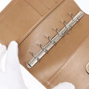 LOUIS VUITTON Monogram Mat Agenda PM Day Planner Cover Beige R20934 Auth BA8519-16