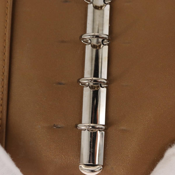 LOUIS VUITTON Monogram Mat Agenda PM Day Planner Cover Beige R20934 Auth BA8519