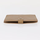LOUIS VUITTON Monogram Mat Agenda PM Day Planner Cover Beige R20934 Auth BA8519-4