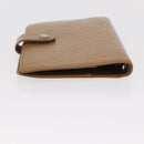 LOUIS VUITTON Monogram Mat Agenda PM Day Planner Cover Beige R20934 Auth BA8519-5