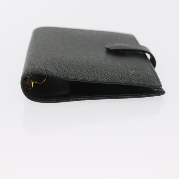 LOUIS VUITTON Taiga Agenda PM Day Planner Cover Epicea R20424 LV Auth BA8520
