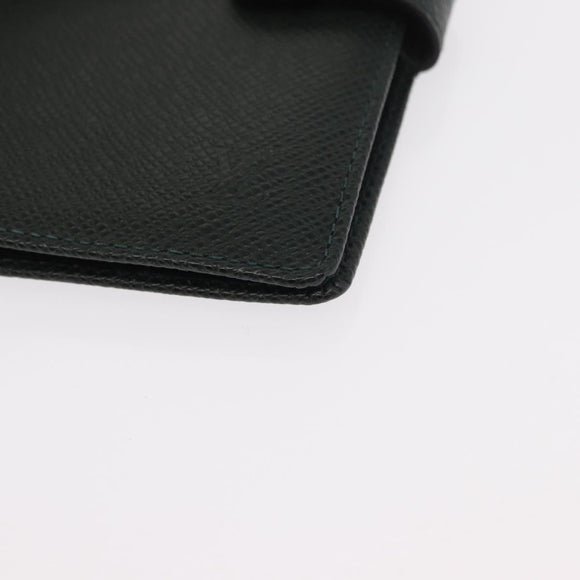 LOUIS VUITTON Taiga Agenda PM Day Planner Cover Epicea R20424 LV Auth BA8520