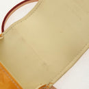 LOUIS VUITTON Monogram Vernis Green Case Lime Yellow M91052 LV Auth BA8521-10