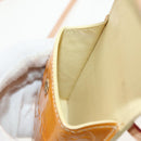 LOUIS VUITTON Monogram Vernis Green Case Lime Yellow M91052 LV Auth BA8521-23