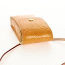 LOUIS VUITTON Monogram Vernis Green Case Lime Yellow M91052 LV Auth BA8521-6