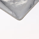 LOUIS VUITTON Monogram Miroir Pochette Platt Pouch Silver M95277 LV Auth BA8522A-16