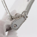 LOUIS VUITTON Monogram Miroir Pochette Platt Pouch Silver M95277 LV Auth BA8522A-10