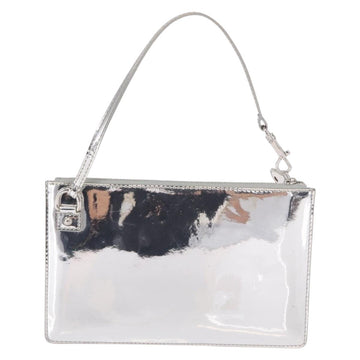 LOUIS VUITTON Monogram Miroir Pochette Platt Pouch Silver M95277 LV Auth BA8522A - 0