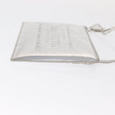 LOUIS VUITTON Monogram Miroir Pochette Platt Pouch Silver M95277 LV Auth BA8522A-3